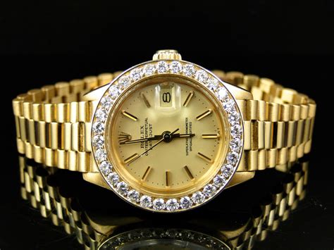 pre owned rolex diamond watches.